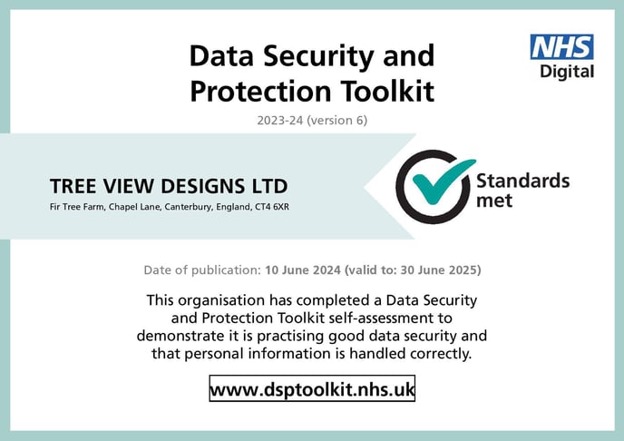 TVD 2023-24 (version 6) 8KK67 DSPT standards met certificate-page-001